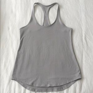 Lululemon Light Grey Racerback Tank-Size 2